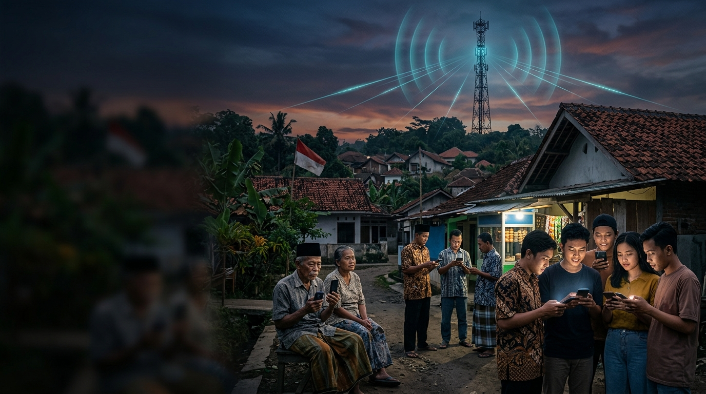 “Sinyal Sudah Ada, Tapi 110 Juta Warga Belum Terhubung Internet”